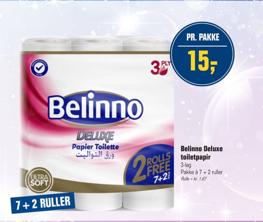 Belinno Deluxe, Toiletpapir