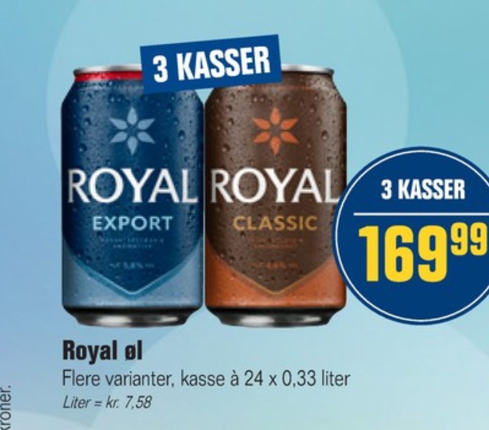 Royal Pilsner, Øl 24 pk.