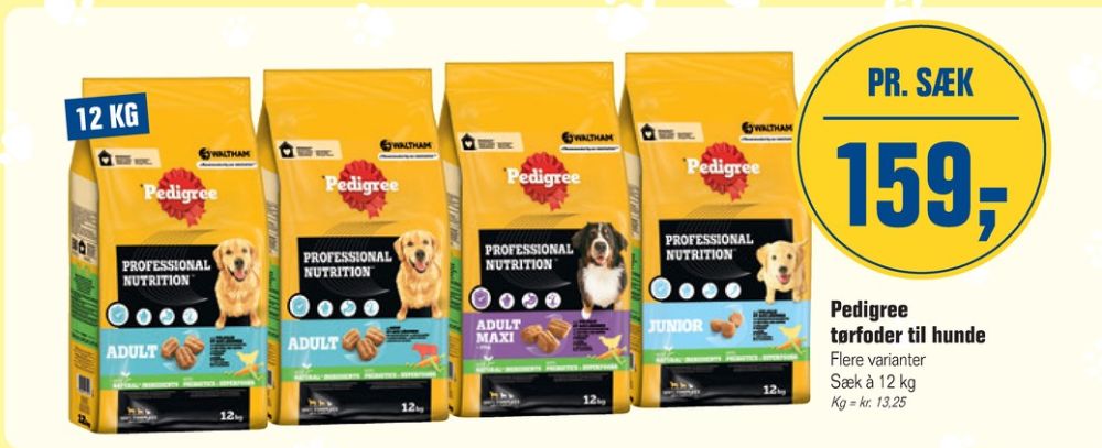 Pedigree, Hundefoder