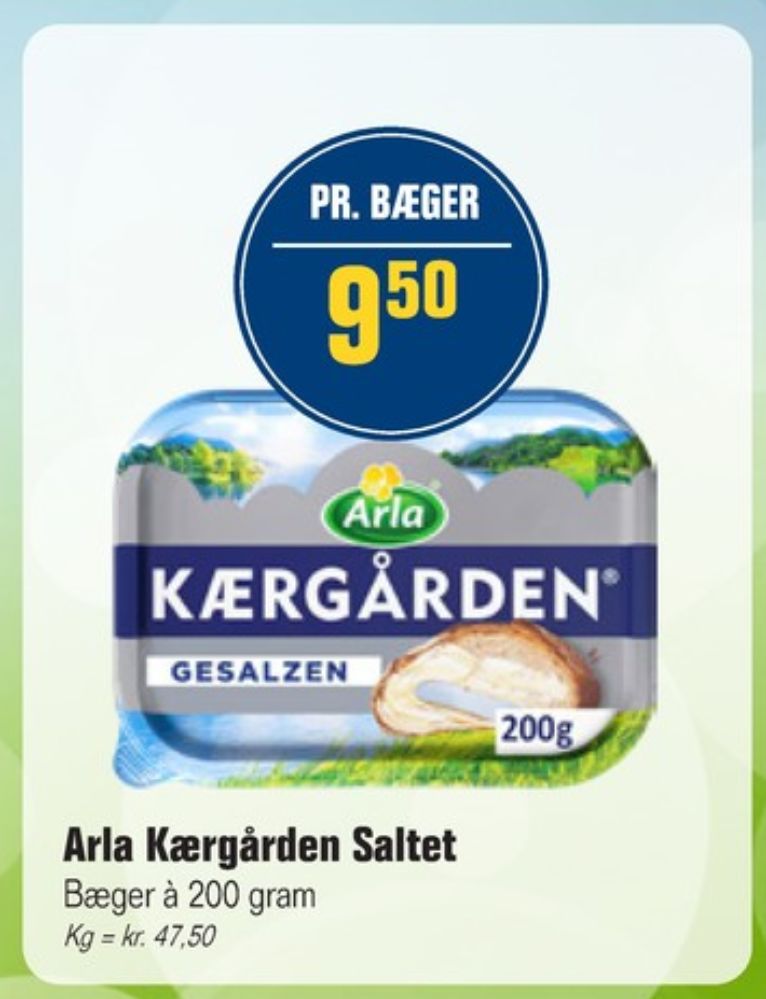 Kærgården, Smørbar