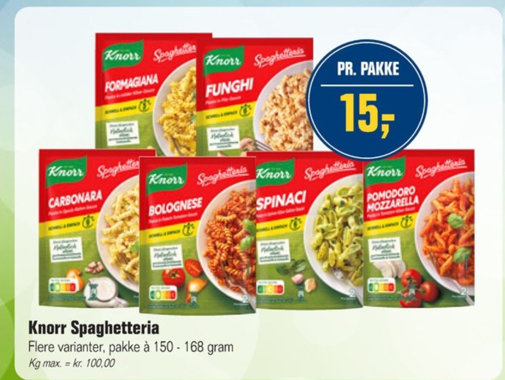 Knorr Spaghetteria, Pomodoro Mozzarella