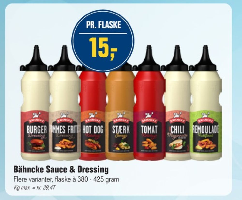 Bähncke, Pommes Frites Dressing