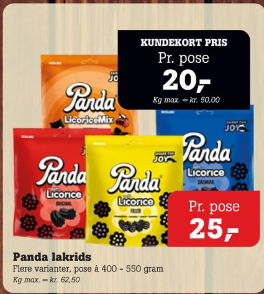 Panda Licorice, Lakridspose Original
