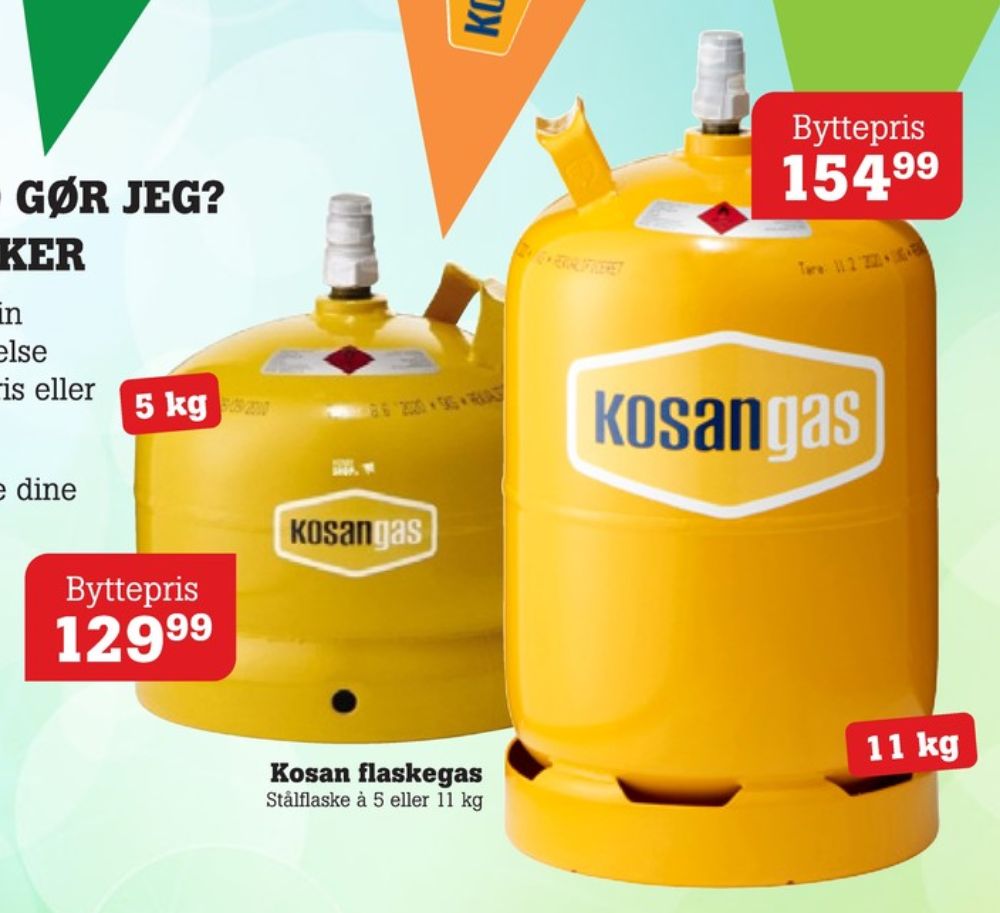 Kosan, Gasflaske