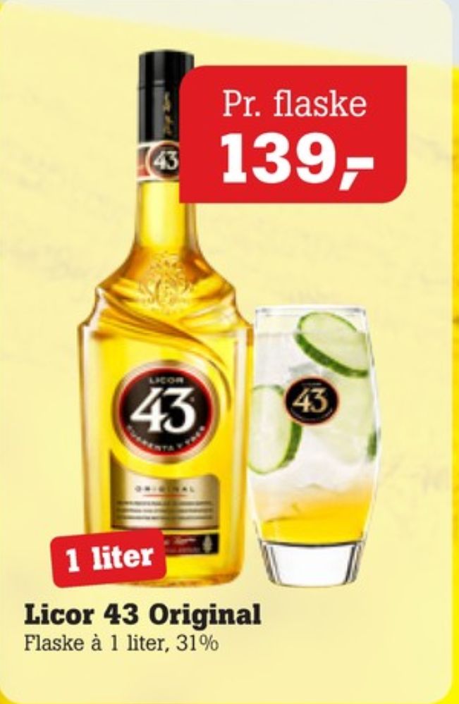 Licor 43, Likør