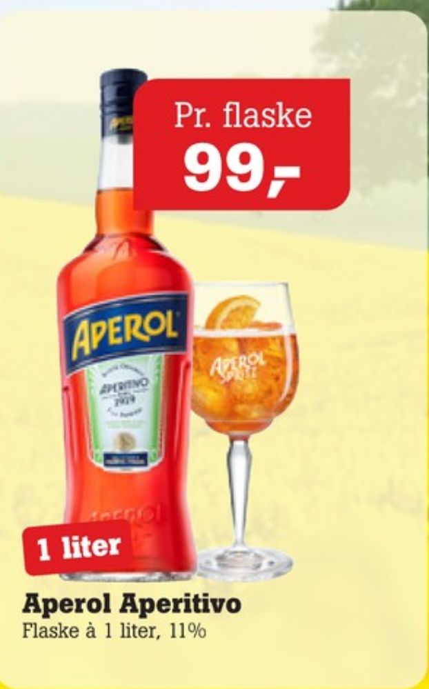 Aperol, Aperitif