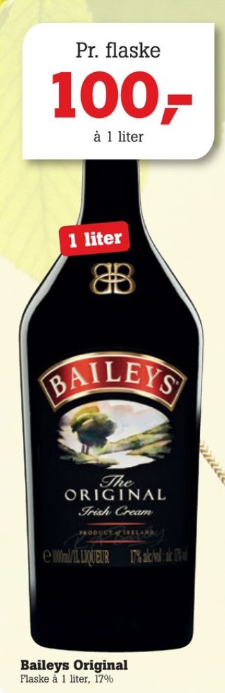 Baileys Original, Likør