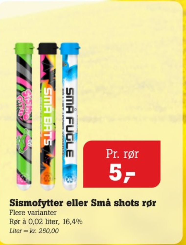 Små Fugle, Shots