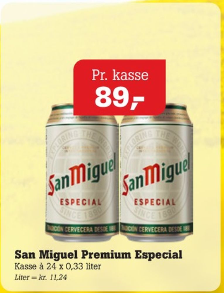 San Miguel, Specialøl 24 pk.