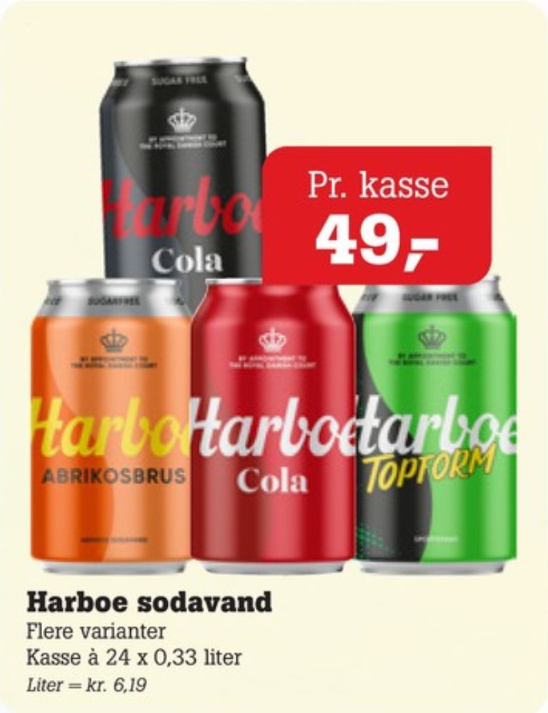 Harboe Zero, Cola 24 pk.
