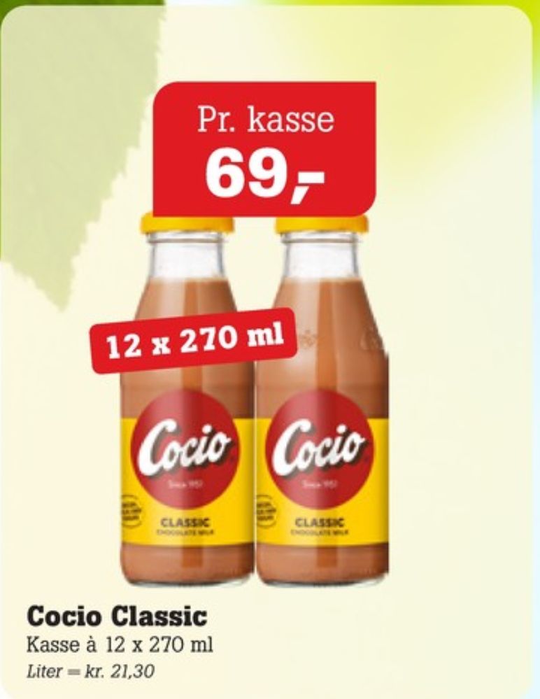 Cocio, Chokolademælk Classic 12 pk.