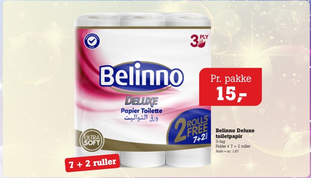 Belinno Deluxe, Toiletpapir
