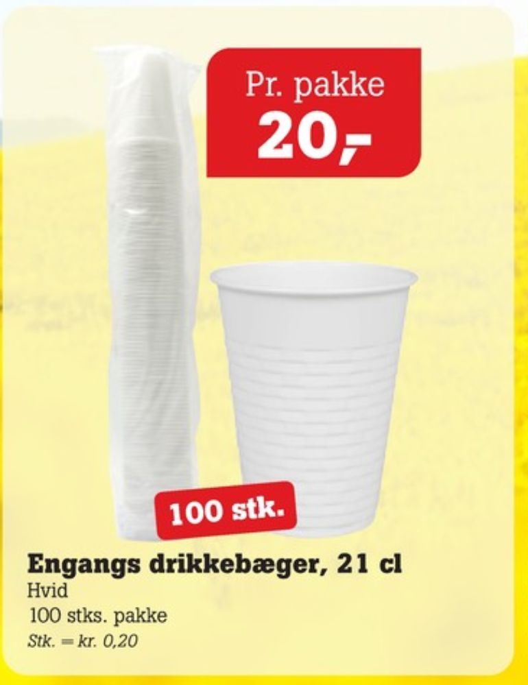 Engangsbæger