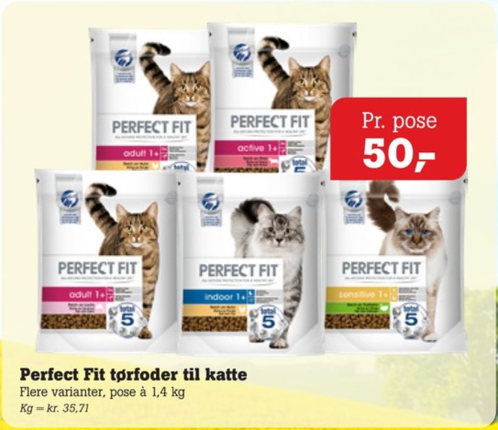 Perfect fit, Kattefoder