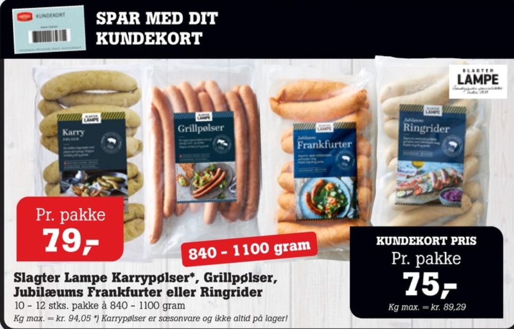 Slagter Lampe, Frankfurter