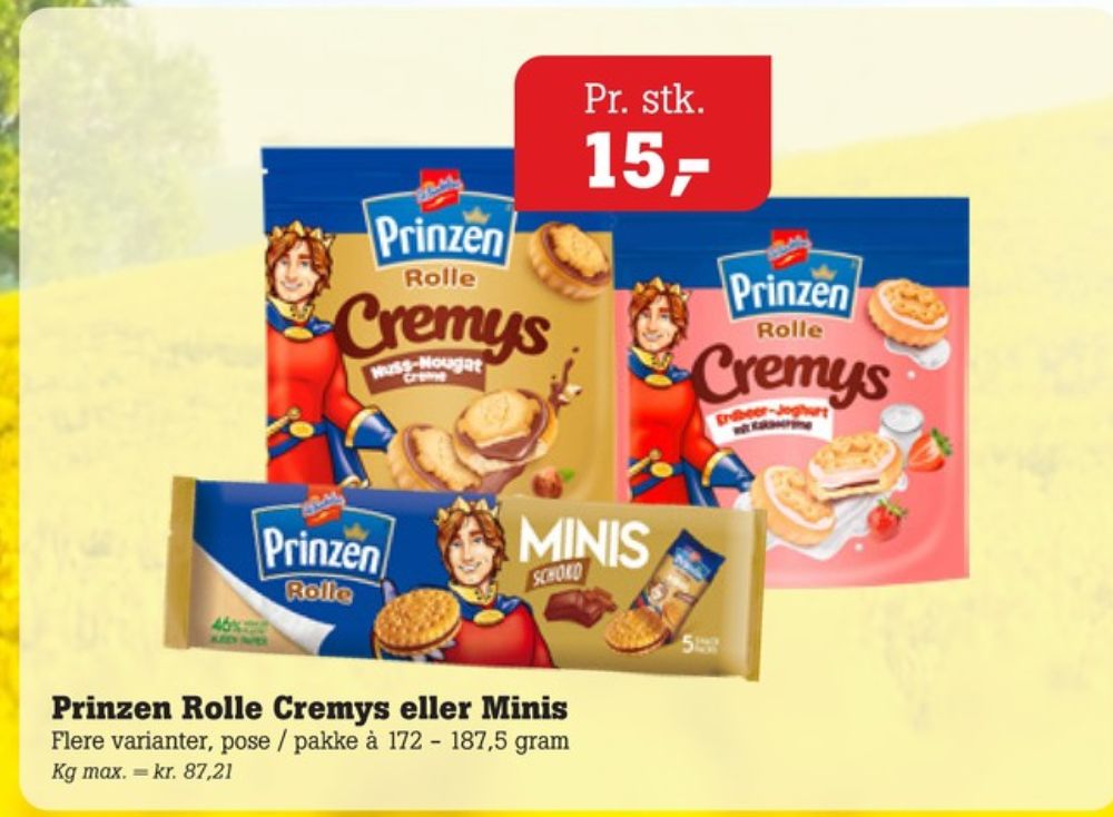 De Beukelaer Prinzen Rolle Schoko, Cremys Nougat