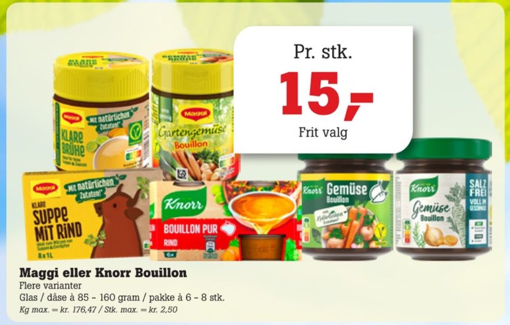 Knorr, Gemüse Boullion
