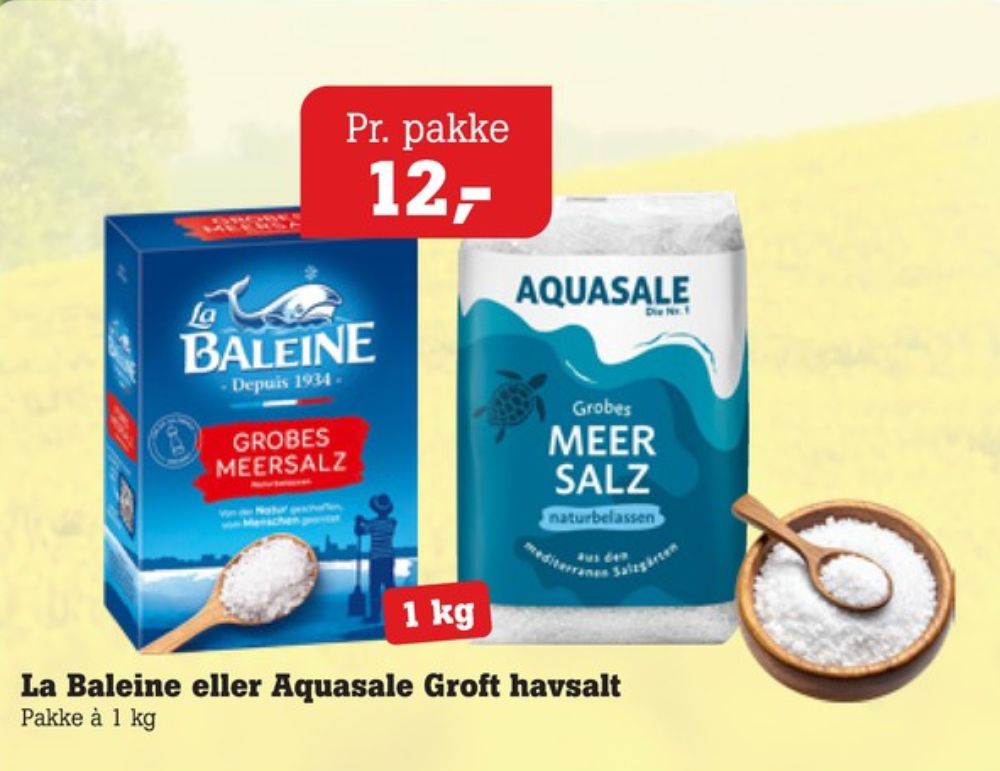 Aquasale, Salt