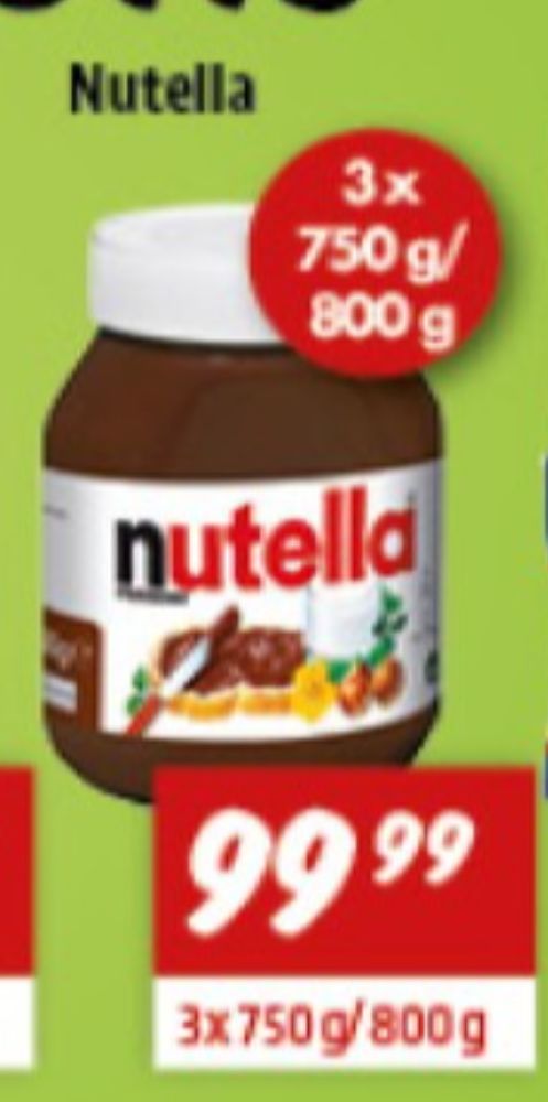 Nutella, Smørepålæg