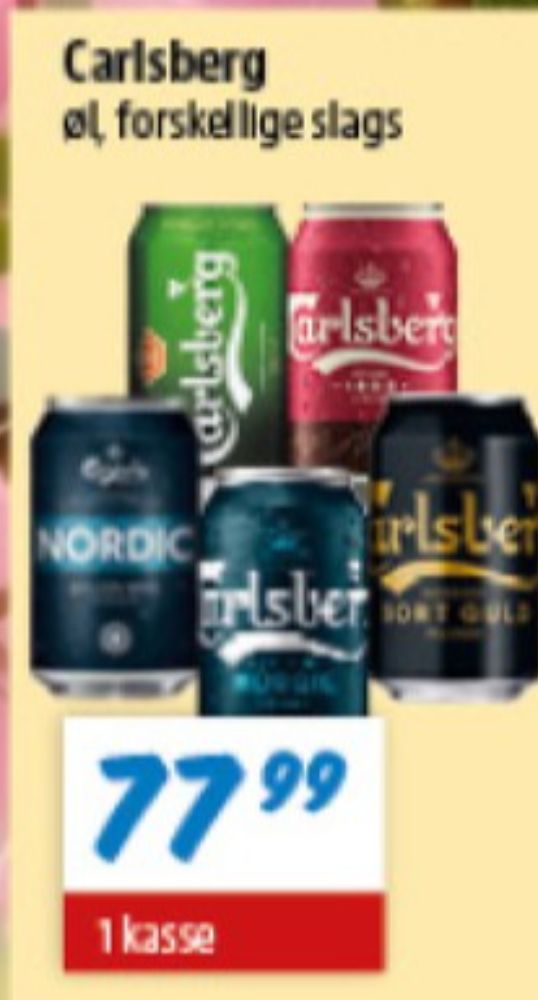 Carlsberg Nordic Ale, Øl - Alkoholfri 24 pk.