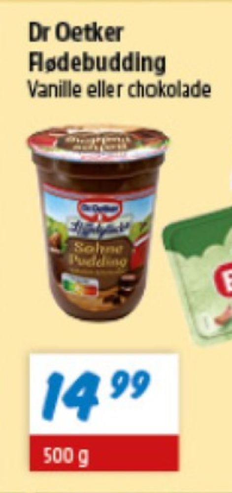 Dr Oetker, Chokoladebudding