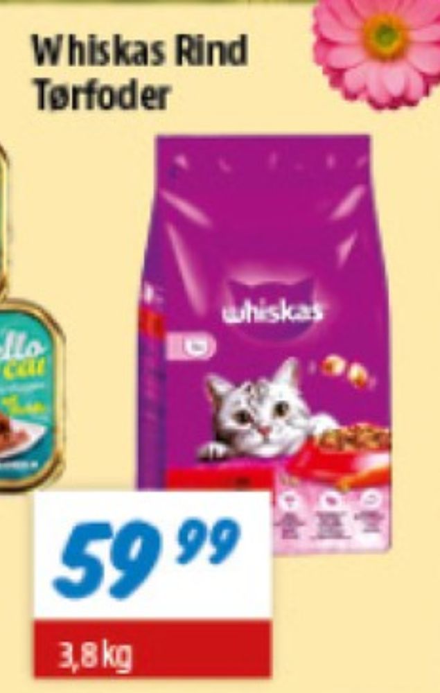 Whiskas, Kattefoder