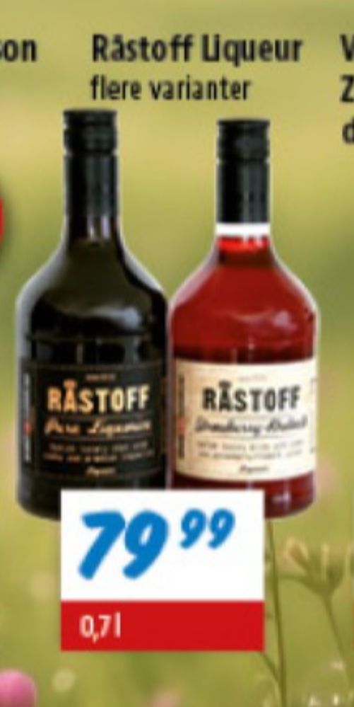 Råstoff Pure Liquorice, Shots