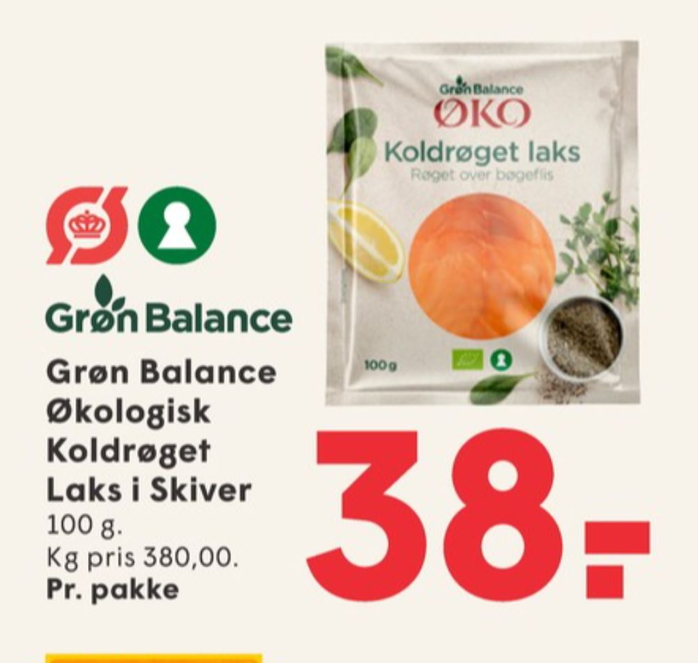 Grøn Balance, Laks i skiver