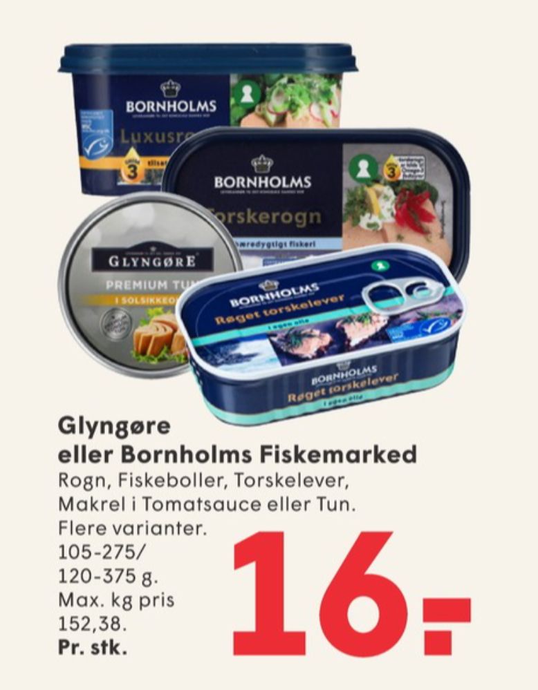 Glyngøre, Premium tun i solsikke olie