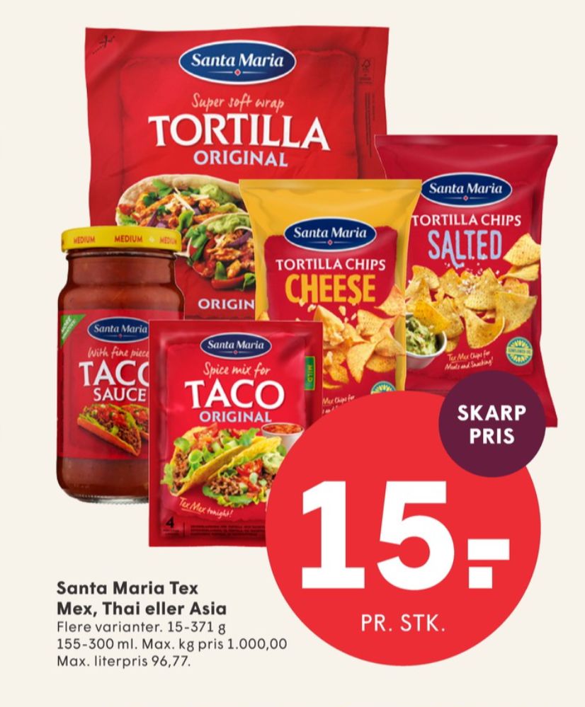 Santa Maria, Tortillawraps Original