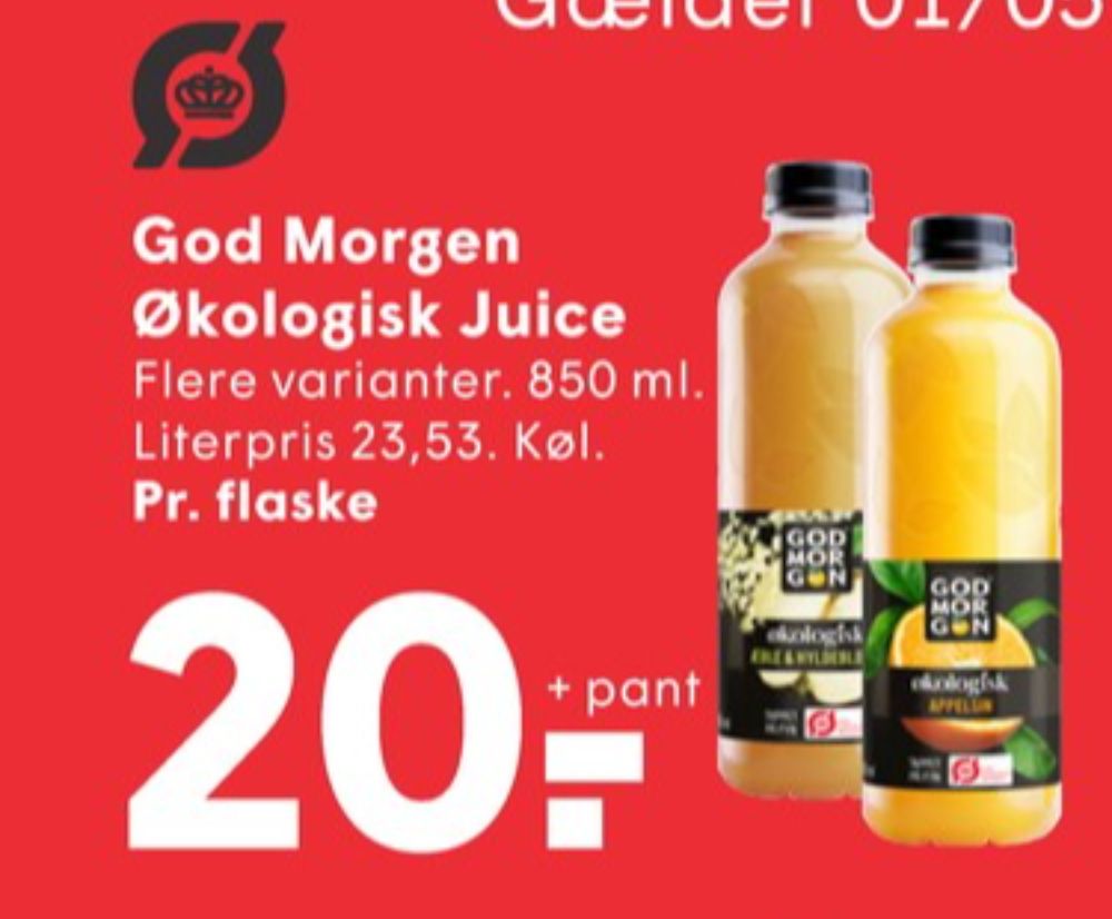 GodMorgen, Æblejuice Hyldeblomst