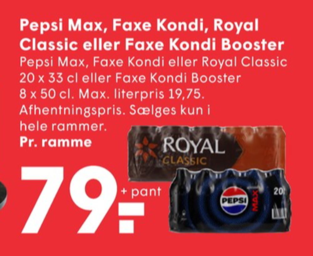 Pepsi Max, Cola 20 pk