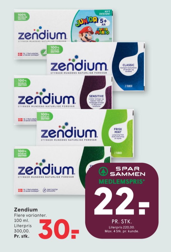Zendium, Tandpasta