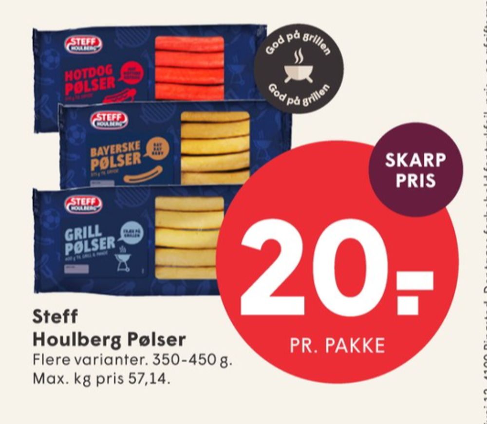 Steff Houlberg, Grillpølser