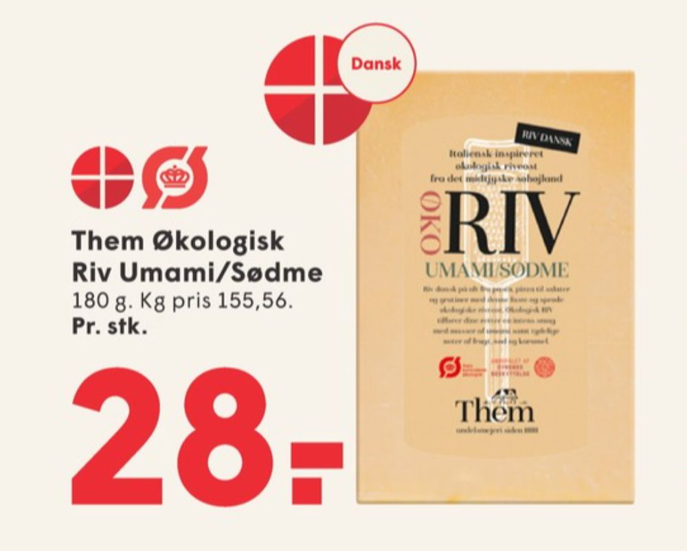 Them Ost Riv Umami, Skæreost