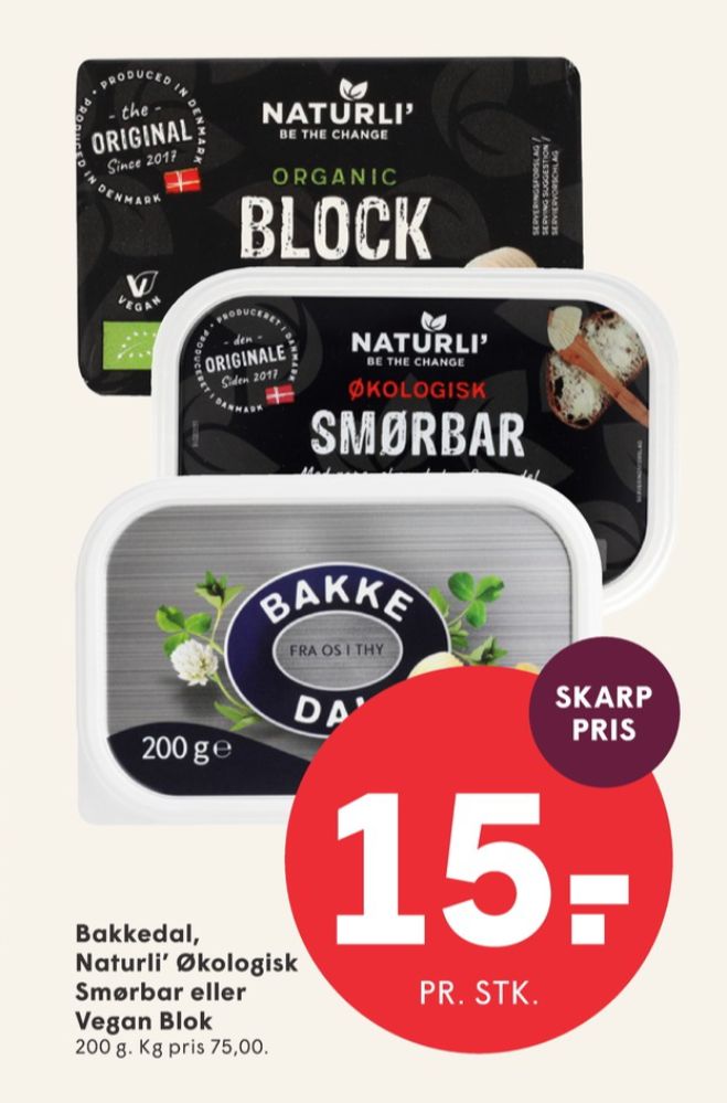 Bakkedal, Smørbar