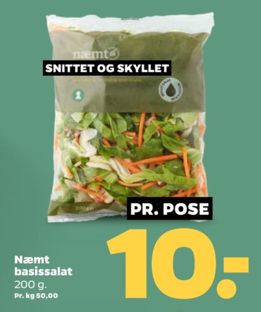 Næmt, Salatblanding