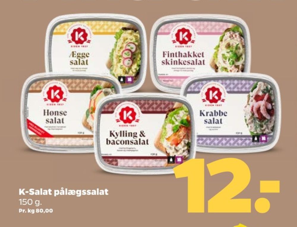 K-salat, Kylling & Baconsalat