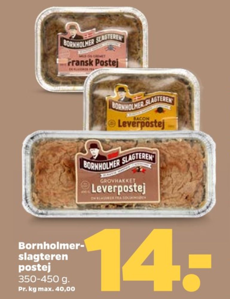 Bornholmer Slagteren Grovhakket, Leverpostej