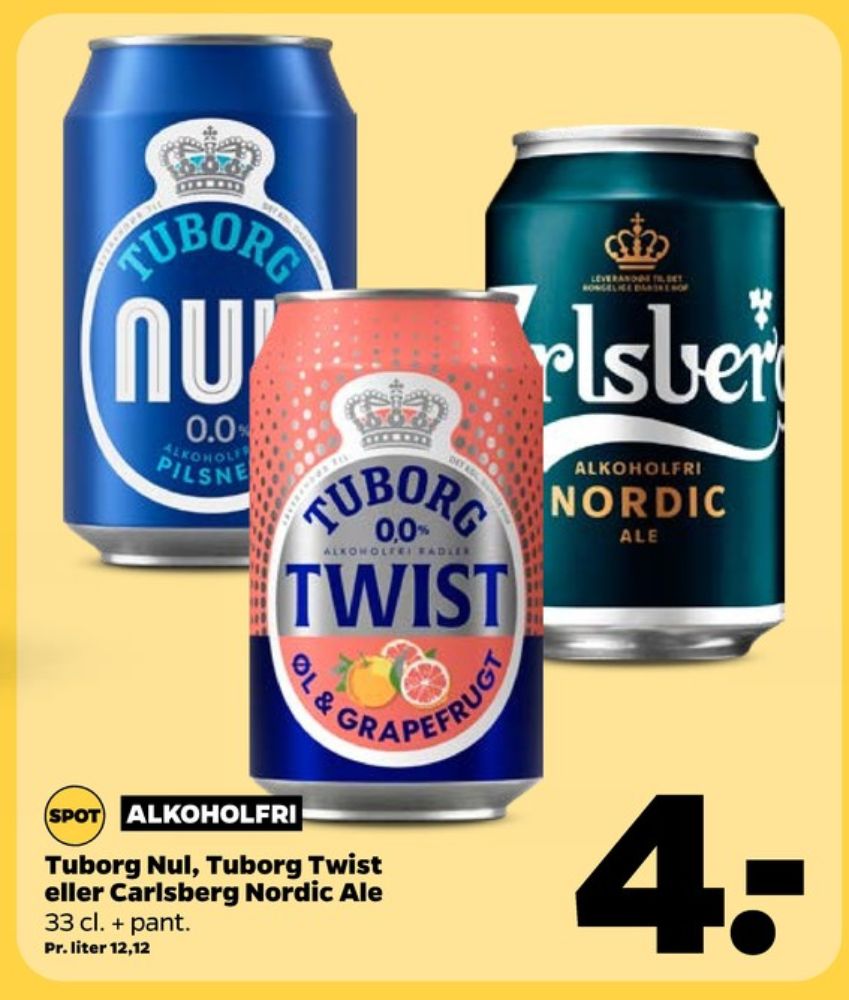 Carlsberg Nordic Ale, Øl - Alkoholfri