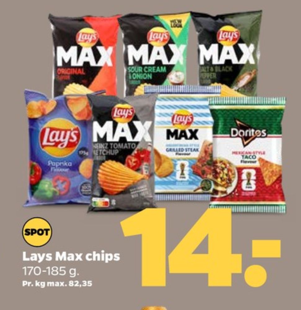 Lays Max, Heinz Tomato Ketchup Chips