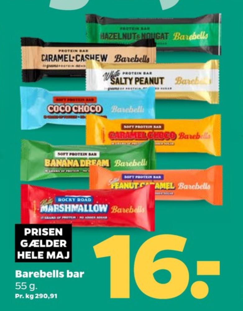Barebells, Hazelnut & Nougat Proteinbar