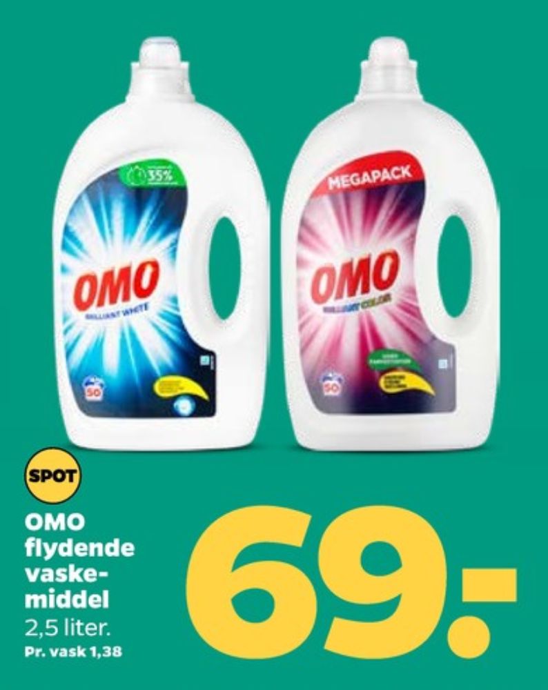 Omo, Vaskemiddel-flydende