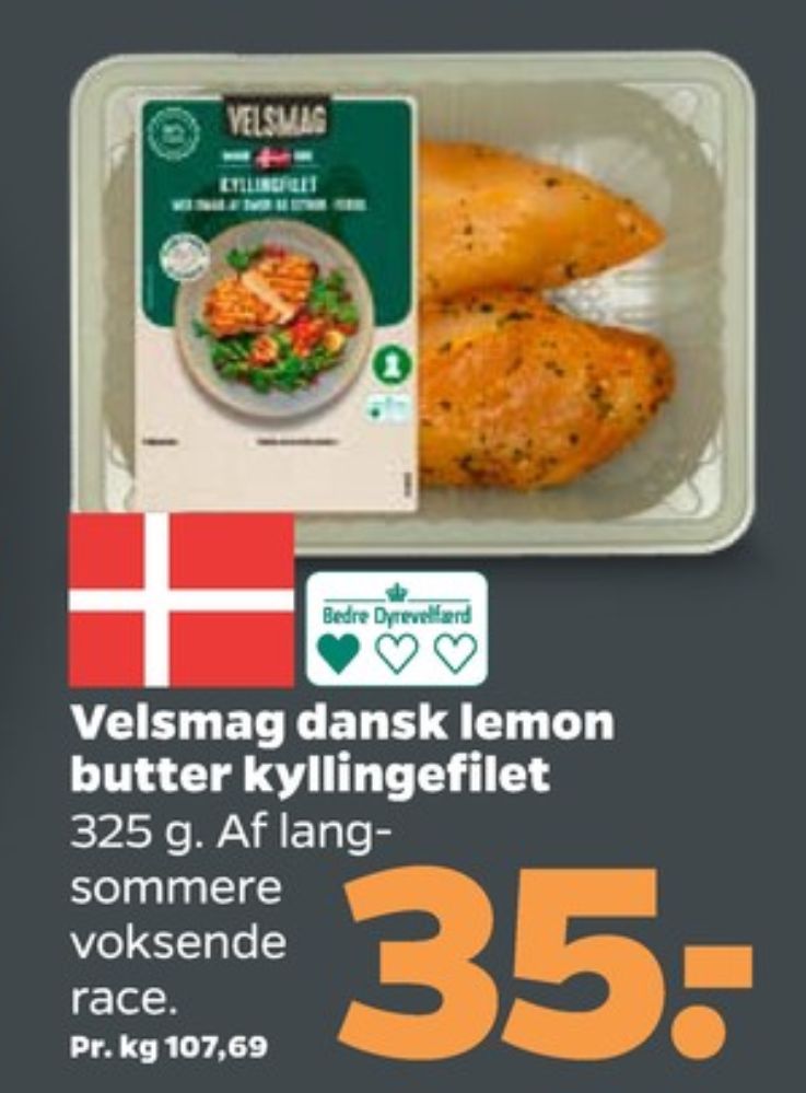 Velsmag, Kyllingebrystfilet