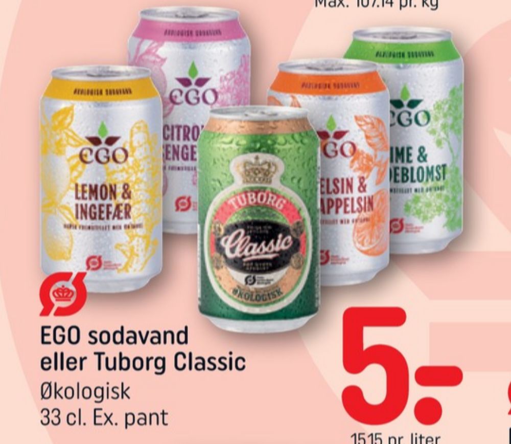 Tuborg Classic, Øl