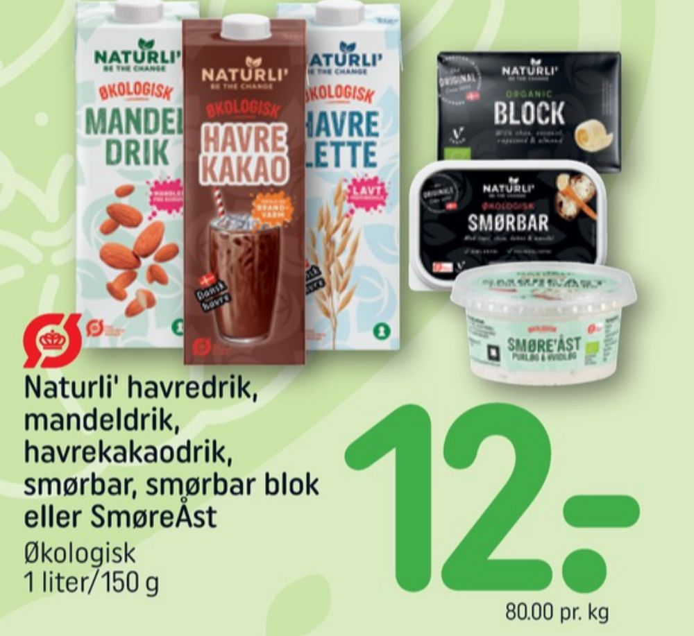 Naturli', Smørbar