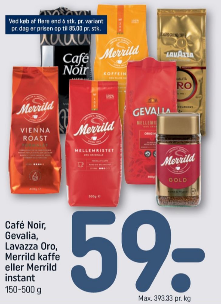 Merrild Vienna Roast, Kaffe Formalet