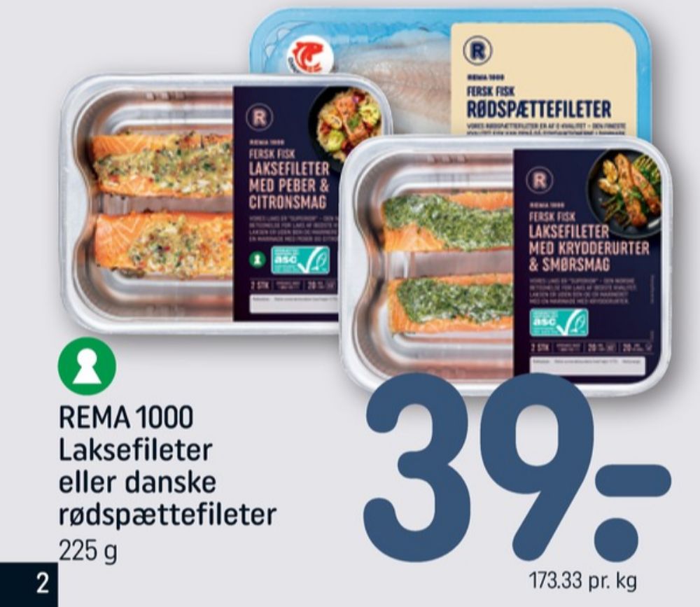 Rema 1000, Rødspættefilet