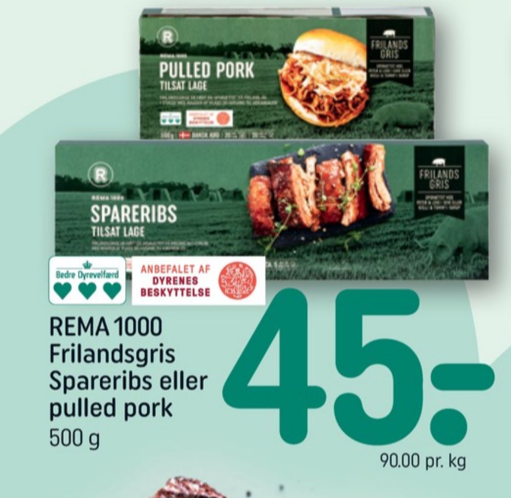 Rema 1000, Spareribs