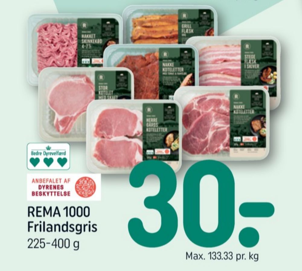 Rema 1000, Flæsk i skiver